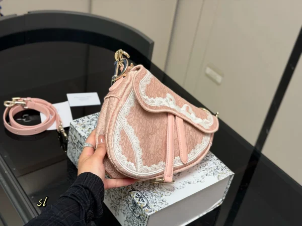 Dior Oblique Saddle Bag - Image 4