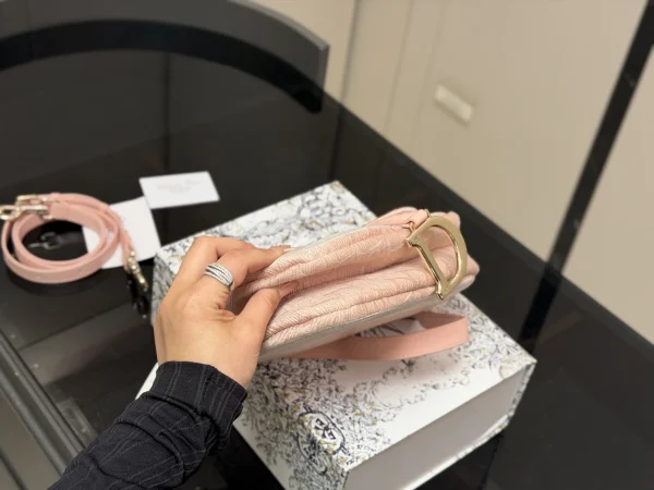 Dior Oblique Saddle Bag - Image 8