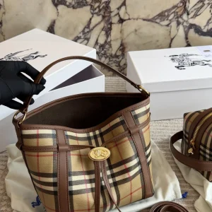 Burberry Check Bucket Bag