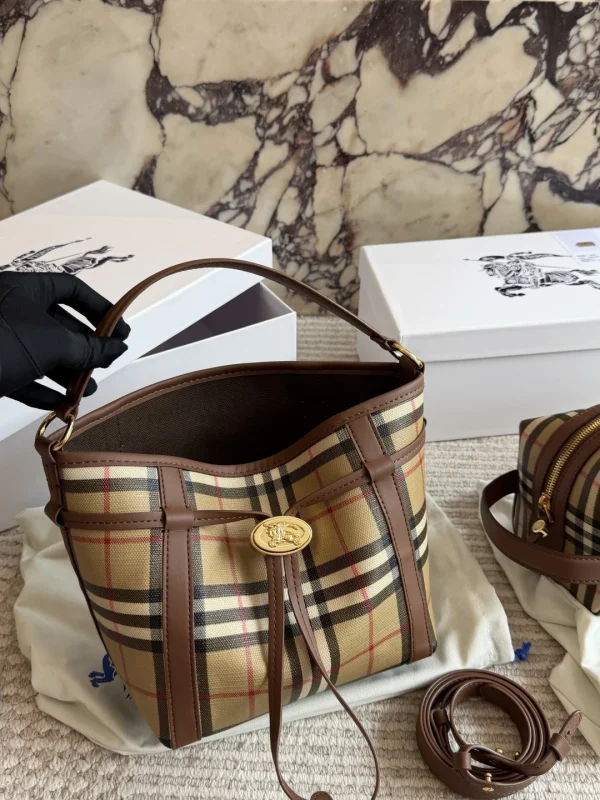 Burberry Check Bucket Bag
