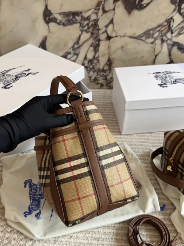 Burberry Check Bucket Bag - Image 4