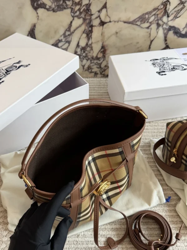 Burberry Check Bucket Bag - Image 2
