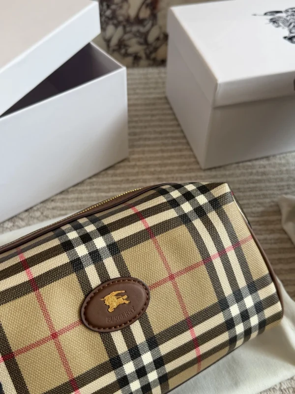 Burberry Check Makeup Bag - Image 2