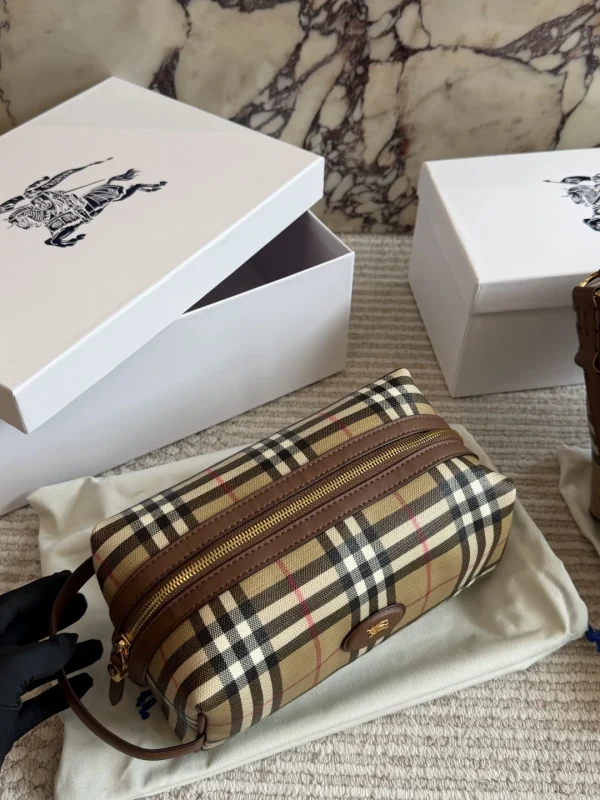 Burberry Check Makeup Bag - Image 3