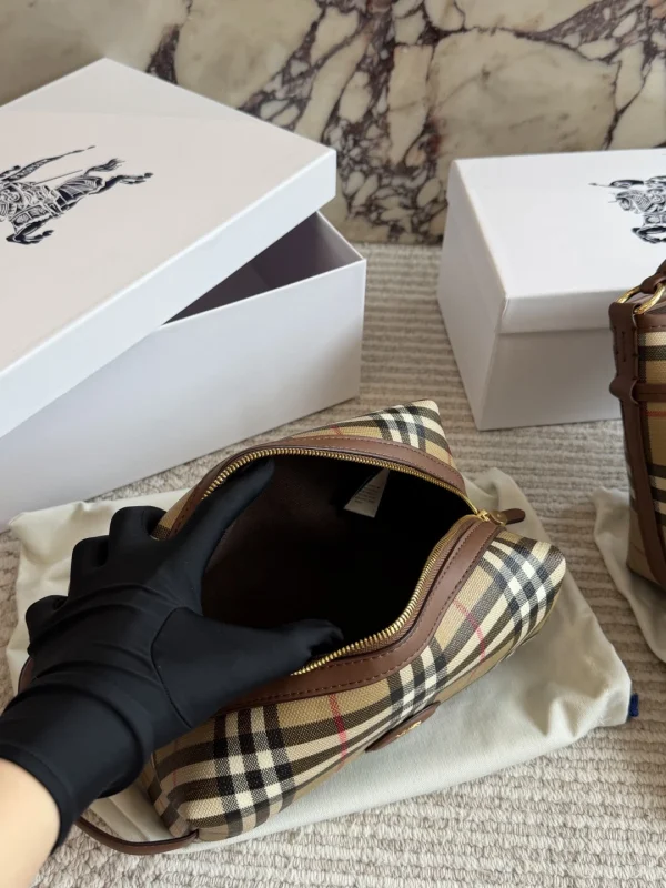 Burberry Check Makeup Bag - Image 8
