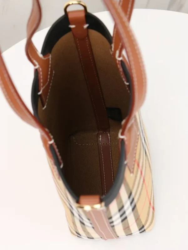 Burberry Cabbage Check Bucket Bag - Image 9